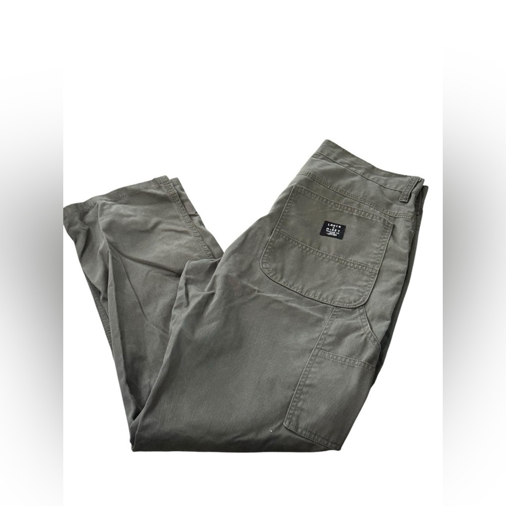 Men's Gray Chinos Lakin Mckey 32x30 GUC Canvas Pant